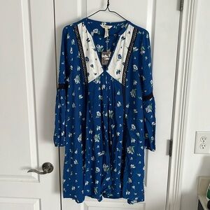Matilda Jane women’s blue floral dress NWT SZ XS
